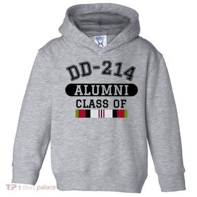 Dd214 Alumni Class Of Oef Afghanistan Veteran Pride Cool Gift Toddler Hoodie