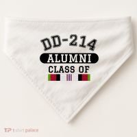 Dd214 Alumni Class Of Oef Afghanistan Veteran Pride Cool Gift USA-Made Doggie Bandana thumb 0