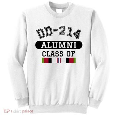 Dd214 Alumni Class Of Oef Afghanistan Veteran Pride Cool Gift Sweatshirt