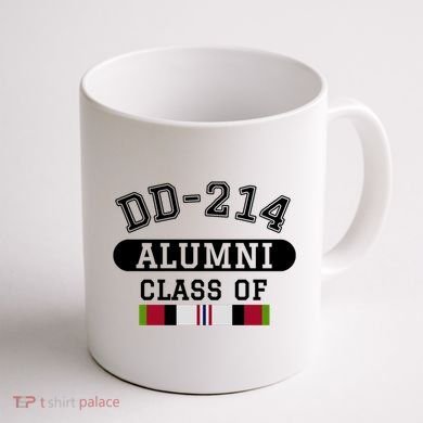 Dd214 Alumni Class Of Oef Afghanistan Veteran Pride Cool Gift Coffee Mug back