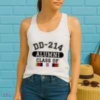 Dd214 Alumni Class Of Oef Afghanistan Veteran Pride Cool Gift Women's Tank Top thumb 2