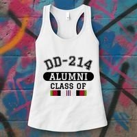 Dd214 Alumni Class Of Oef Afghanistan Veteran Pride Cool Gift Women's Tank Top thumb 3