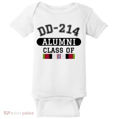 Dd214 Alumni Class Of Oef Afghanistan Veteran Pride Cool Gift Baby Bodysuit