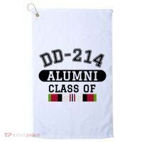 Dd214 Alumni Class Of Oef Afghanistan Veteran Pride Cool Gift Golf Towel thumb 0