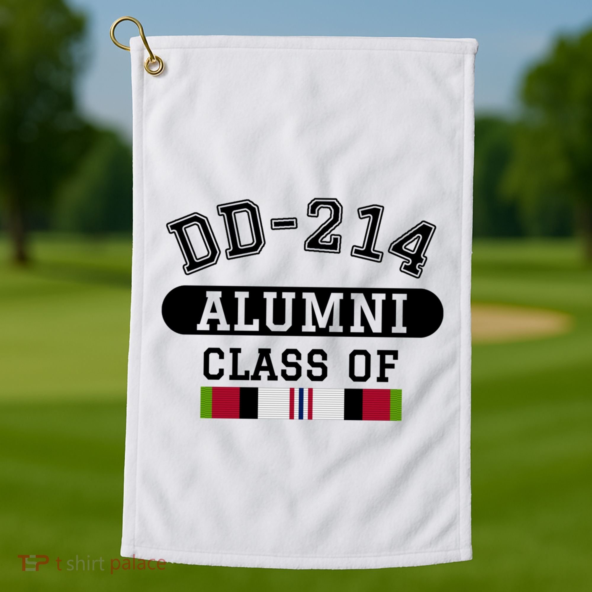 Dd214 Alumni Class Of Oef Afghanistan Veteran Pride Cool Gift Golf Towel