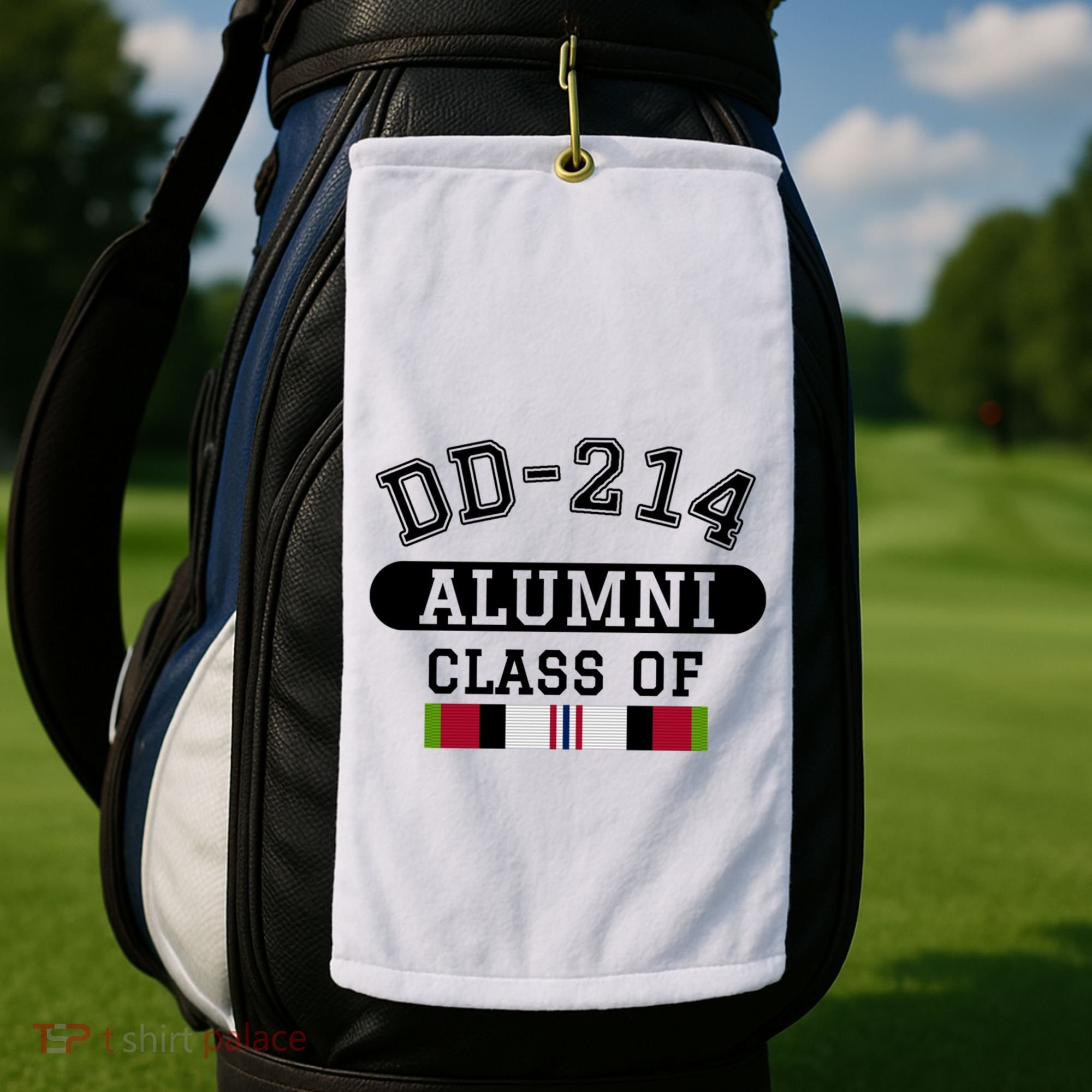 Dd214 Alumni Class Of Oef Afghanistan Veteran Pride Cool Gift Golf Towel