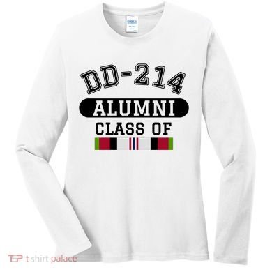 Dd214 Alumni Class Of Oef Afghanistan Veteran Pride Cool Gift Women's Long Sleeve Shirt