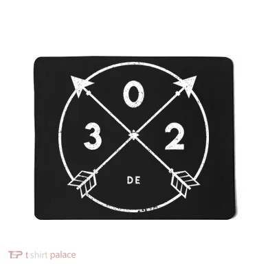 Delaware Area Code 302 State Pride Souvenir Gift Arrow Mousepad