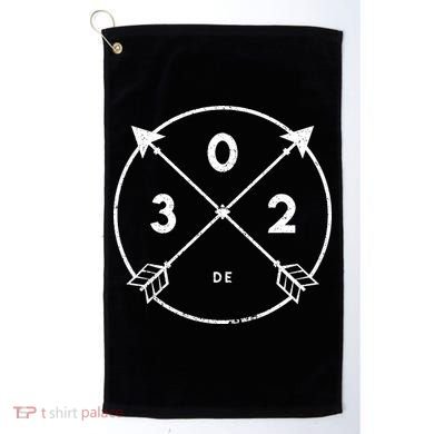 Delaware Area Code 302 State Pride Souvenir Gift Arrow Golf Towel