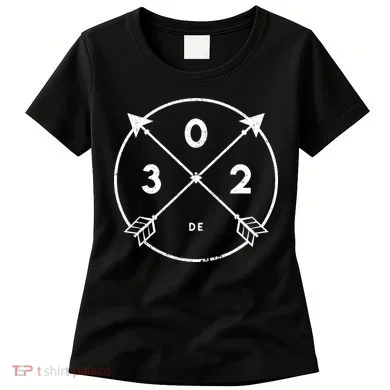 Delaware Area Code 302 State Pride Souvenir Gift Arrow Women's T-Shirt