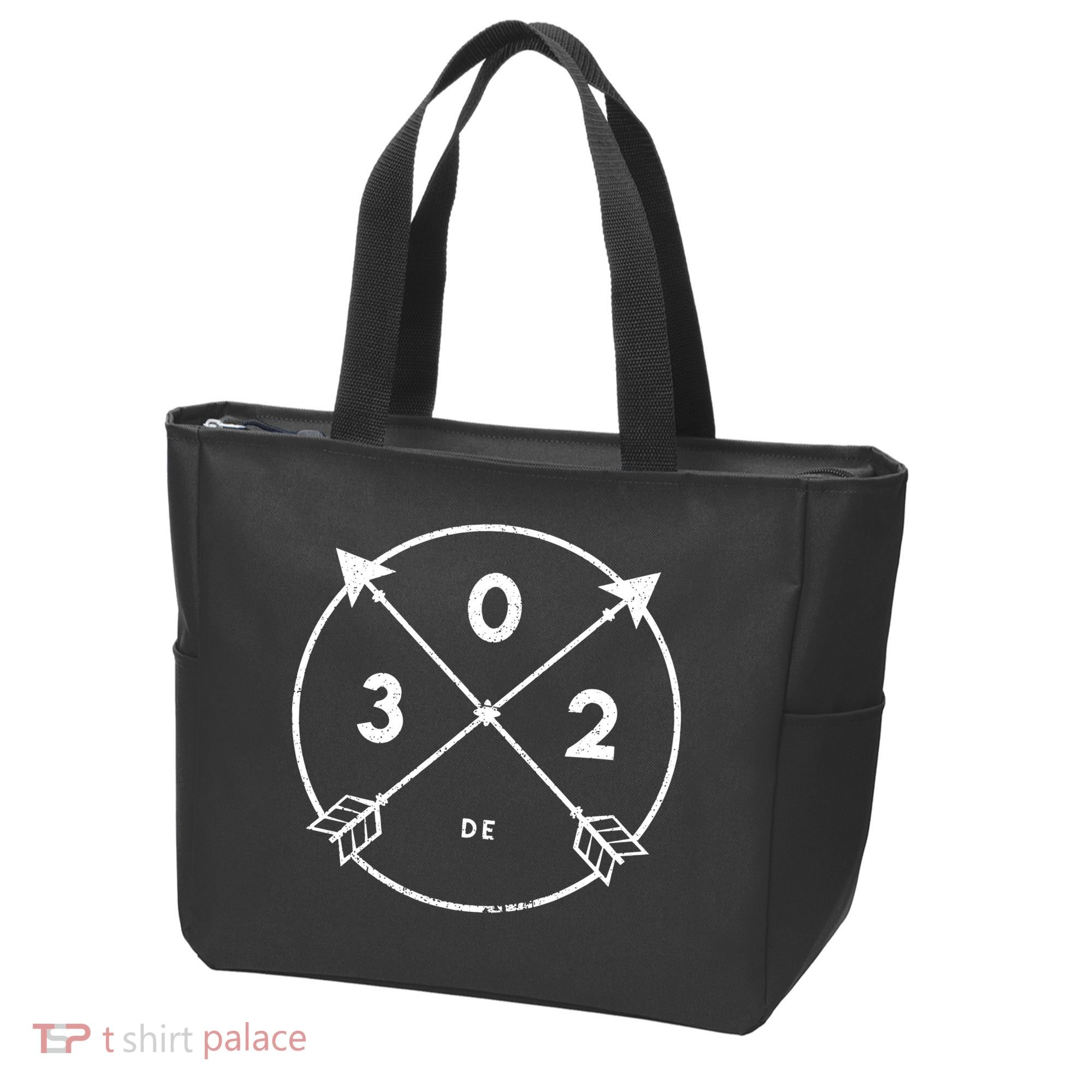 Delaware Area Code 302 State Pride Souvenir Gift Arrow Tote Bag