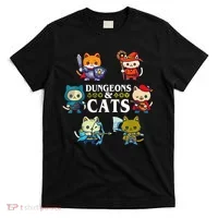 Dungeons And Cats T-Shirt thumb 0