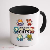 Dungeons And Cats Coffee Mug thumb 1