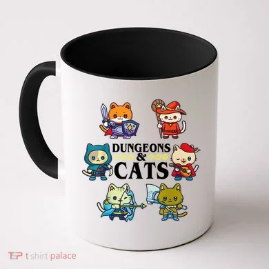 Dungeons And Cats Coffee Mug