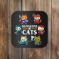 Dungeons And Cats Coaster thumb 0