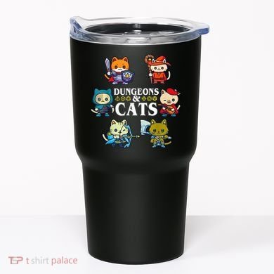 Dungeons And Cats Tumbler
