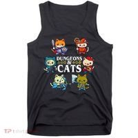 Dungeons And Cats Tank Top thumb 0