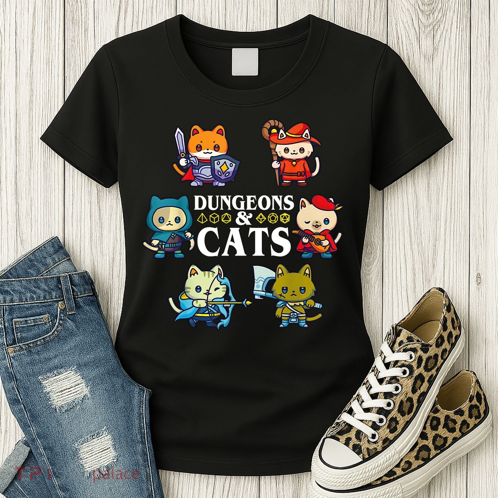 Dungeons And Cats Women's T-Shirt