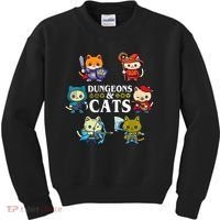 Dungeons And Cats Kids Sweatshirt thumb 0