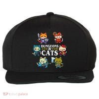 Dungeons And Cats Wool Snapback Cap thumb 0