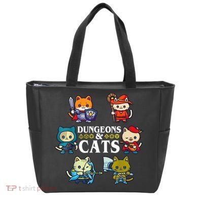Dungeons And Cats Tote Bag