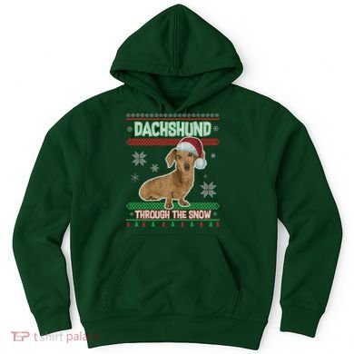 Dachshund Dog Funny Wiener Ugly Christmas Hoodie