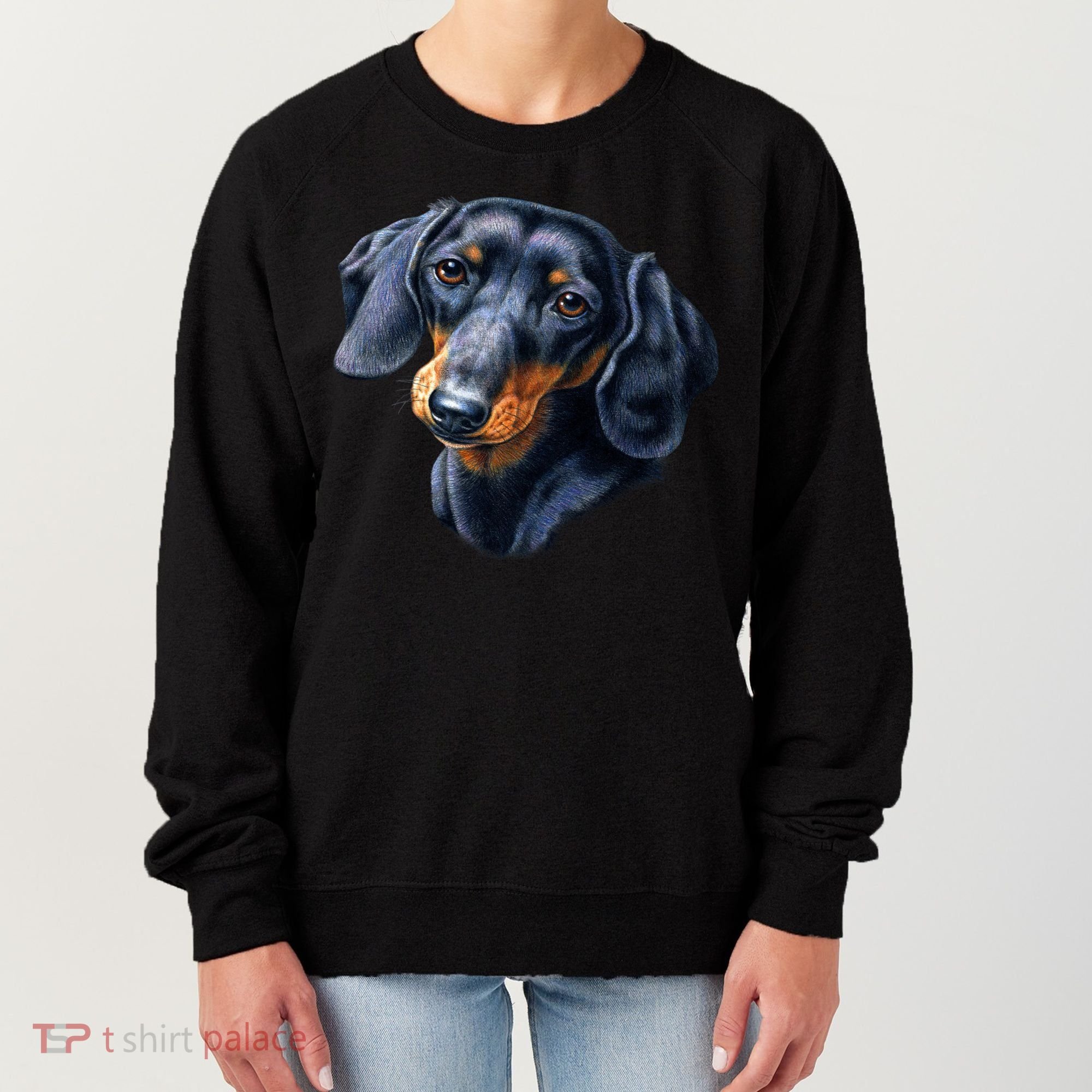 Dachshund Face Women's Sweatshirt