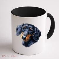 Dachshund Face Coffee Mug thumb 1