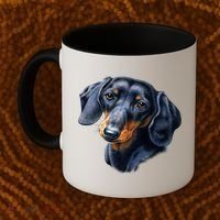Dachshund Face Coffee Mug thumb 2