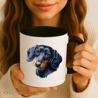 Dachshund Face Coffee Mug thumb 3