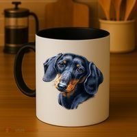 Dachshund Face Coffee Mug thumb 4