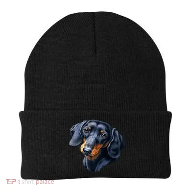 Dachshund Face Beanie