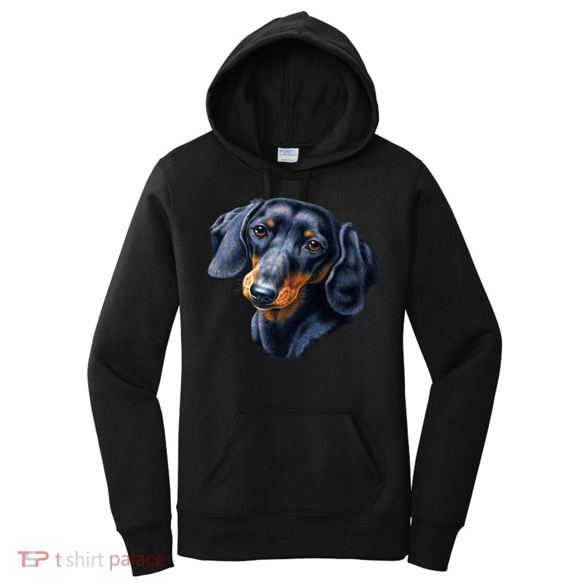 Dachshund Face Women's Hoodie