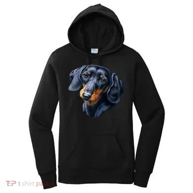 Dachshund Face Women's Hoodie