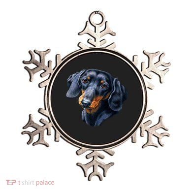 Dachshund Face Ornament