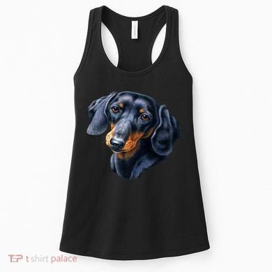 Dachshund Face Women's Tank Top