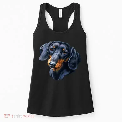 Dachshund Face Women's Tank Top