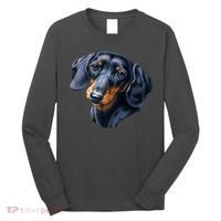 Dachshund Face Long Sleeve Shirt thumb 0