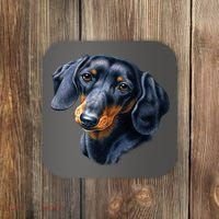 Dachshund Face Coaster thumb 0