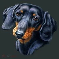 Dachshund Face Coaster thumb 2