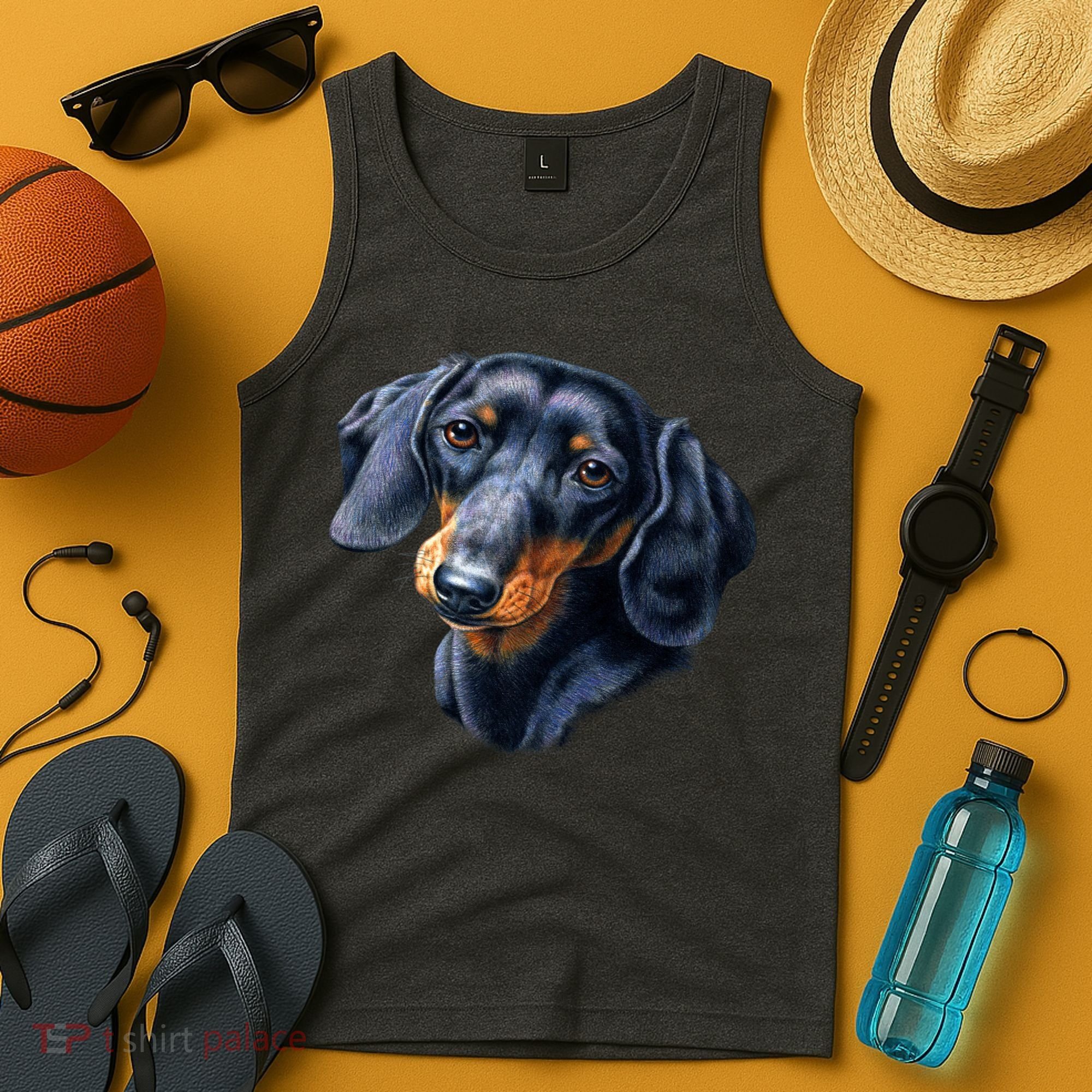 Dachshund Face Tank Top