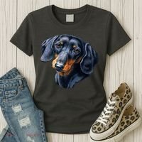 Dachshund Face Women's T-Shirt thumb 3