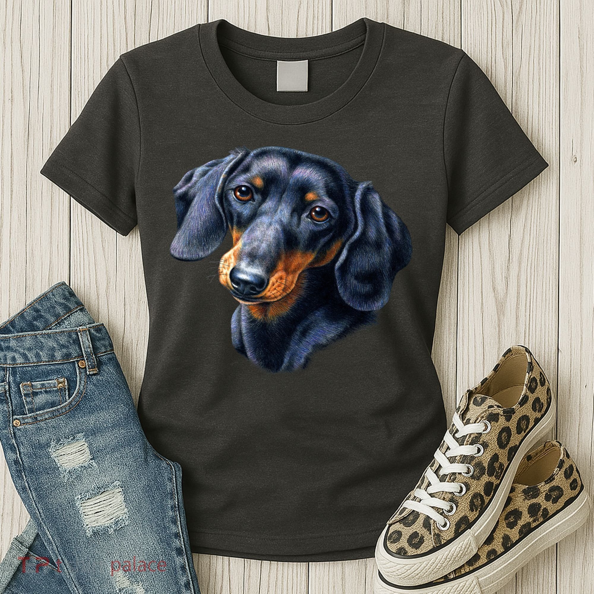 Dachshund Face Women's T-Shirt