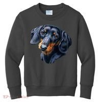 Dachshund Face Kids Sweatshirt thumb 0
