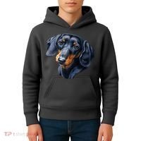 Dachshund Face Kids Hoodie thumb 4