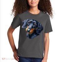 Dachshund Face Kids T-Shirt thumb 2