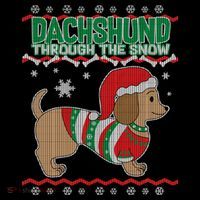 Dachshund Through The Snow Ugly Christmas Coffee Mug thumb 5