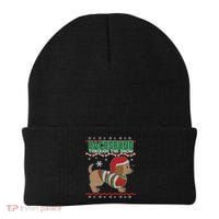 Dachshund Through The Snow Ugly Christmas Beanie thumb 0