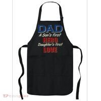 Dad A Son First Hero Daughters First Love Apron thumb 0