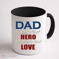 Dad A Son First Hero Daughters First Love Coffee Mug thumb 1